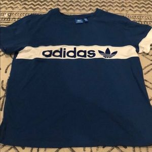 Blue adidas t-shirt